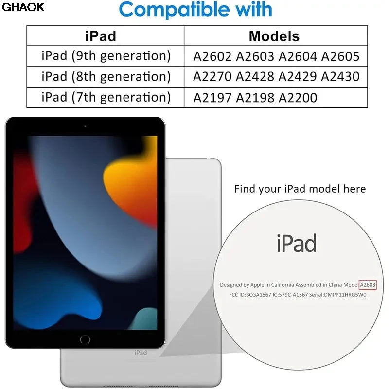 iPad 10.2inch tempered glass screen protector 9H hardness HD transparent screen protector 9th 8th 7th 2020  A2197 A2602 A2603 CB DROPSHIPPING