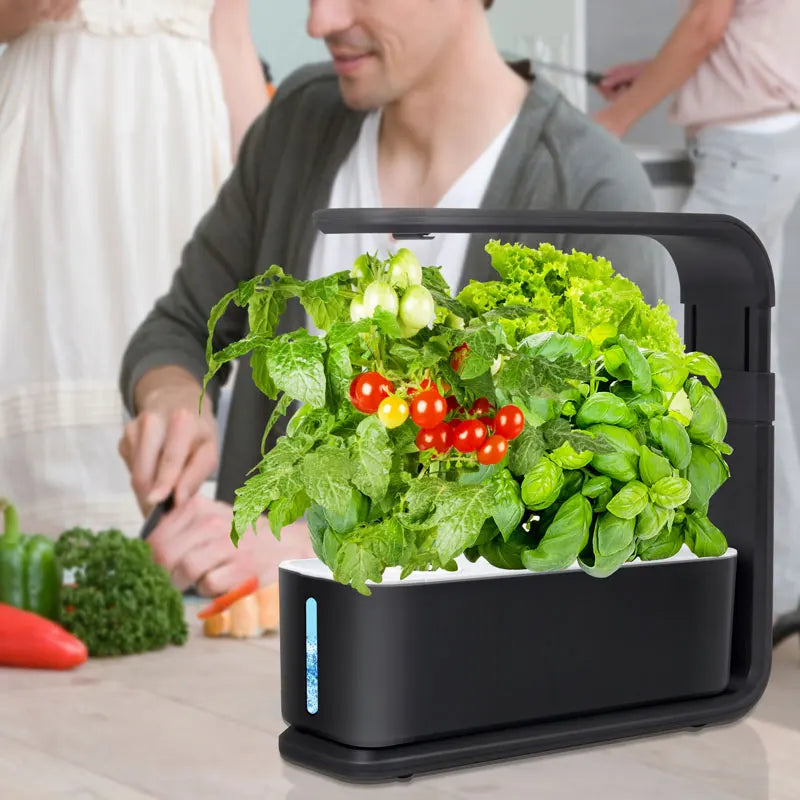 Garden Indoor Home Led Grow Light Smart Planter Pot Kits Herb Self Watering aero Pots Hydroponic Growing Systems