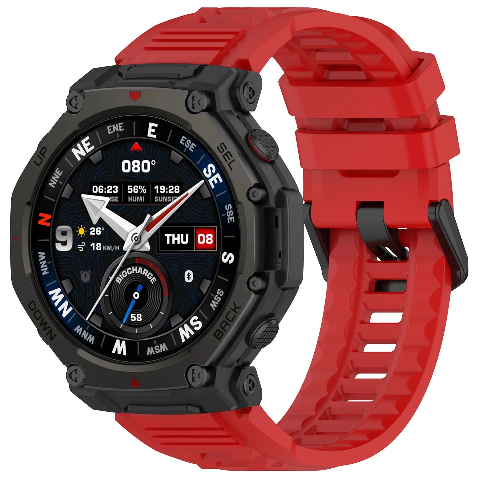 Silicone Band For Huami Amazfit T-rex 3 pro 48mm  Elastic Sport Strap For T-rex3 Pro Smartwatch Bracelet Replacement Accessories CB DROPSHIPPING