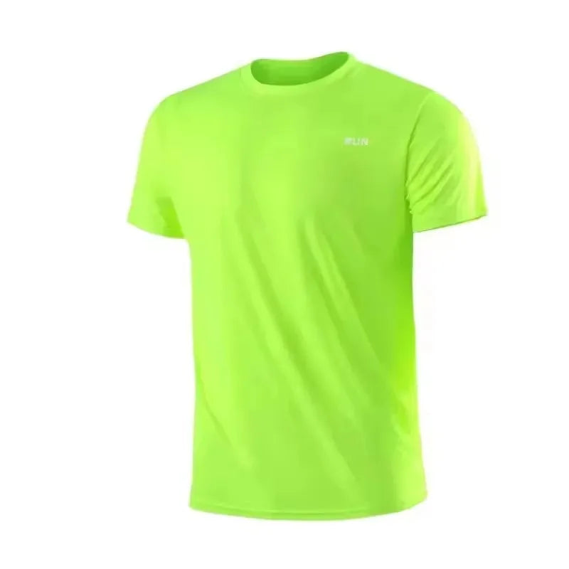 Fitness T-shirt - New Summer Men's Quick-Drying Running Fitness Sports Shirt - Men's Short-Sleeved Fitness Top CB DROPSHIPPING