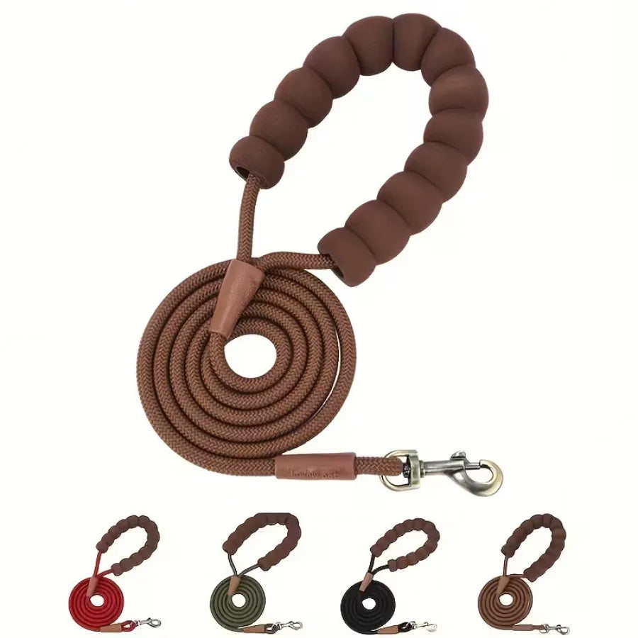 Dog Leash Pet Traction Rope for Small Medium Large Dogs Durable Nylon Walking Lead Comfortable Handle Heavy Duty Dog Leash