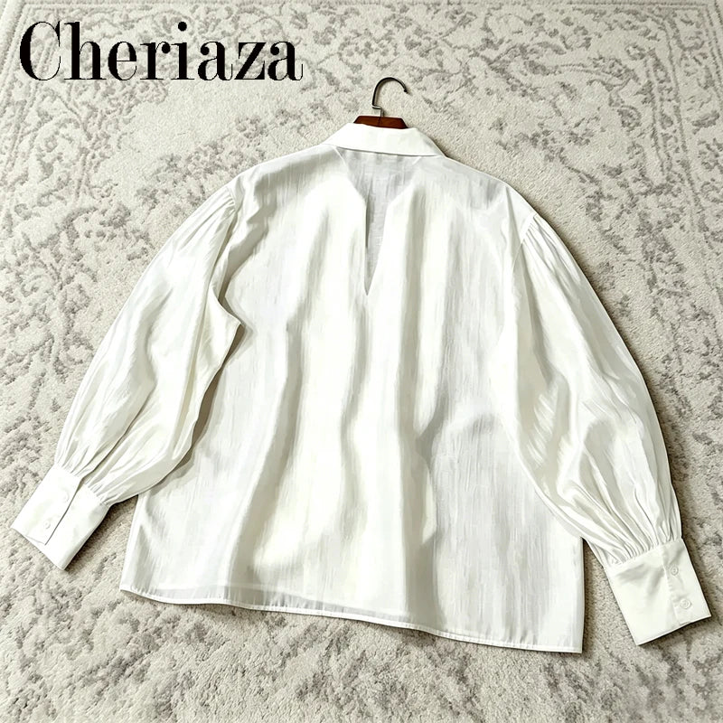 Women Summer Elegant Purple Blouses Shirts Tops 2026 Fashion Solid Loose Bow Blusas Female Elegant Street Top Clothing