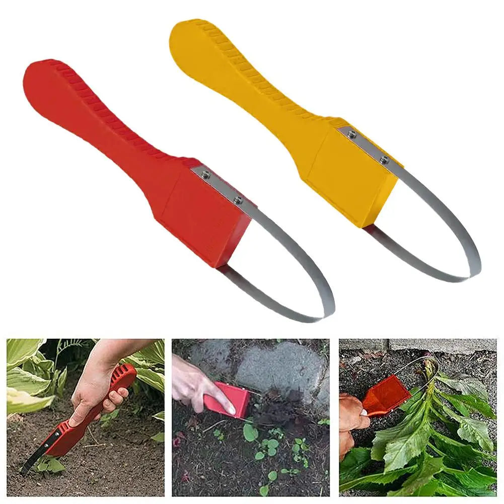 Garden Bandit Hand Loop Weeder Manual Weeding Tool Gardening Transplant Weeder Deep-Rooted Weeding Tools Gardening Supplies
