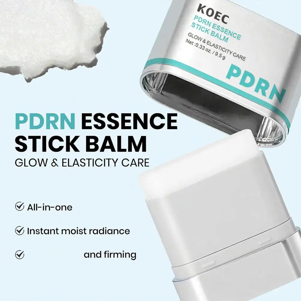 Korean Portable Skincare Stick Glow & Elasticity Care Cosmetics PDRN Essence Stick Balm Collagen & Ceramide Peptide Repair Cream
