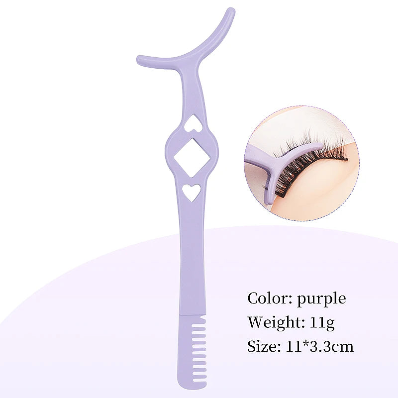 1Pcs False Eyelash Tweezer Eye Lash Applicator Comb Makeup Tools Auxiliary Curler Mink Eyelashes Extension Professional Tweezers CB DROPSHIPPING