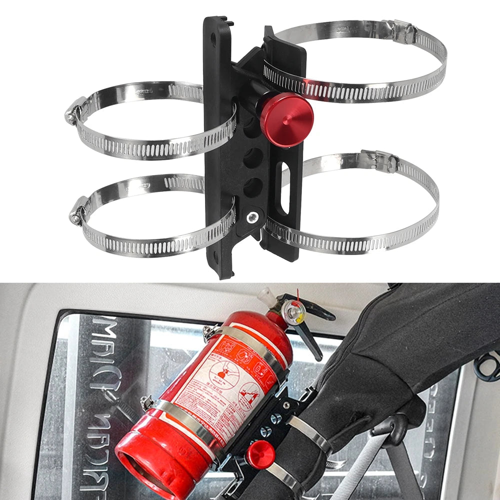 Car Extinguisher Mount Bracket Adjustable Holder Fit for Jeep Wrangler Sport/ JK/ Sahara Universal Car Accessories CB DROPSHIPPING
