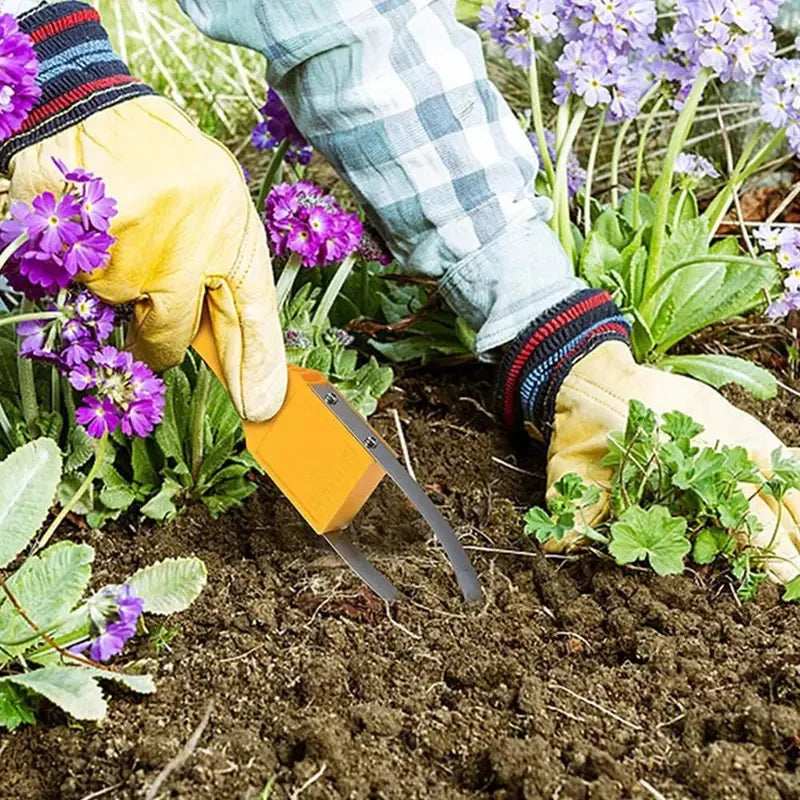 Garden Bandit Hand Loop Weeder Manual Weeding Tool Gardening Transplant Weeder Deep-Rooted Weeding Tools Gardening Supplies
