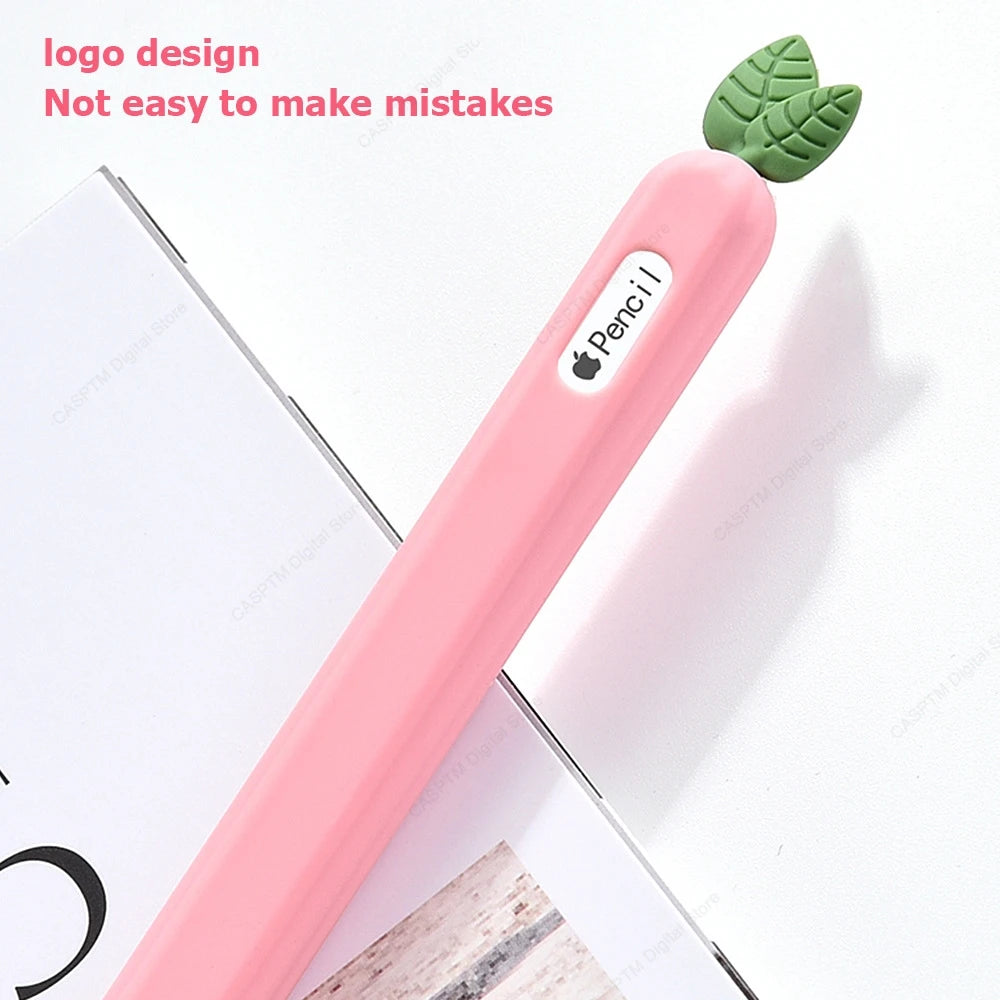 For Apple Pencil Pro Case Soft Silicone Holder Stylus Pen Cover For Apple Pencil 2 2nd Generation Cases Tablet Touch Pen Coque CB DROPSHIPPING