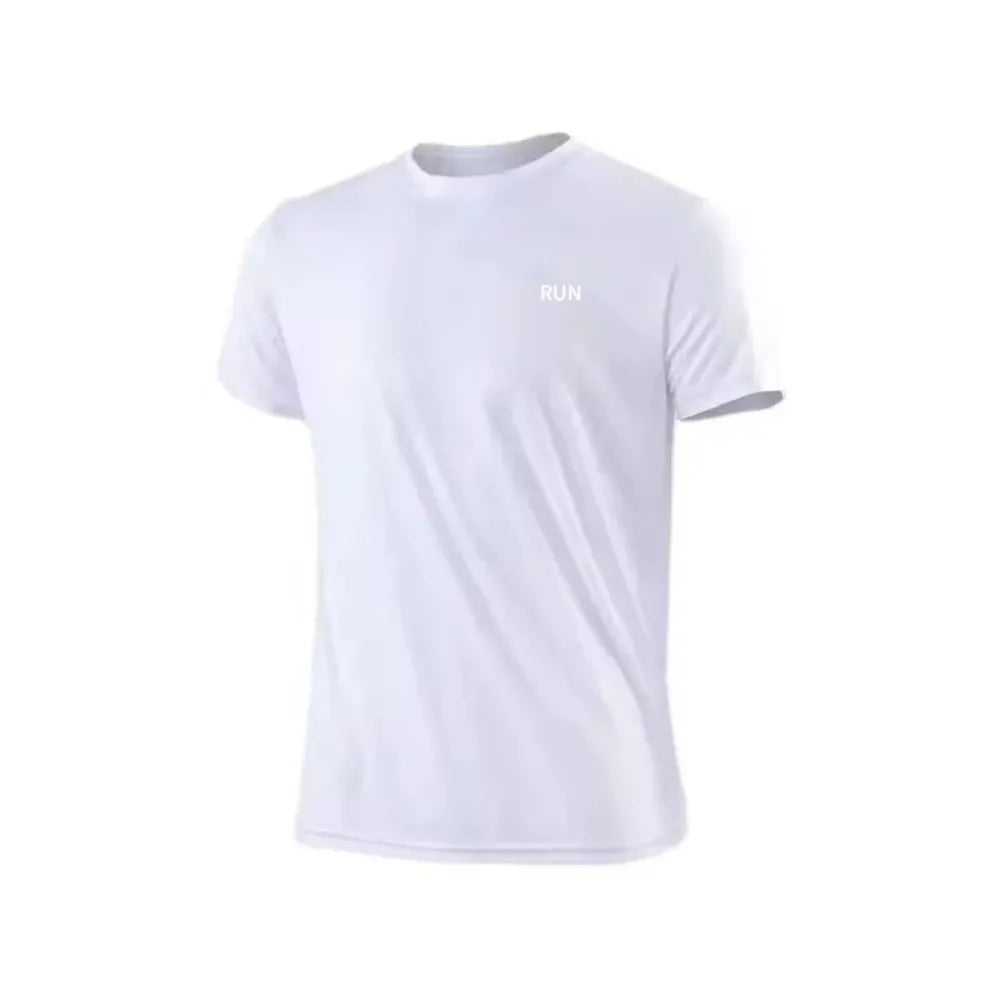 Fitness T-shirt - New Summer Men's Quick-Drying Running Fitness Sports Shirt - Men's Short-Sleeved Fitness Top CB DROPSHIPPING