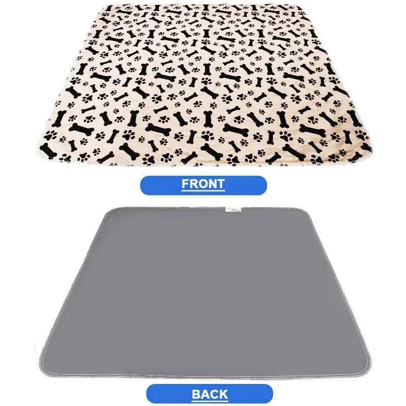 Washable Pee Pads for Dogs Winter Large Reusable Puppy Pet Training Floor Mats Absorbent Leakproof Whelping Potty and Crate Use CB DROPSHIPPING