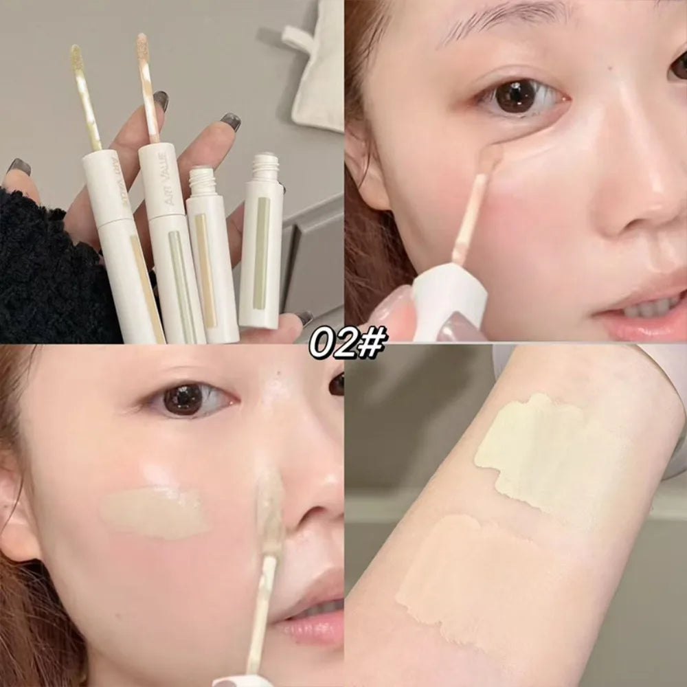 Dual End Concealer Stick Pink Liquid Brightening Contour Pen Correcting Penfor Under Eye & Face Sculpting Full Coverage Makeup CB DROPSHIPPING