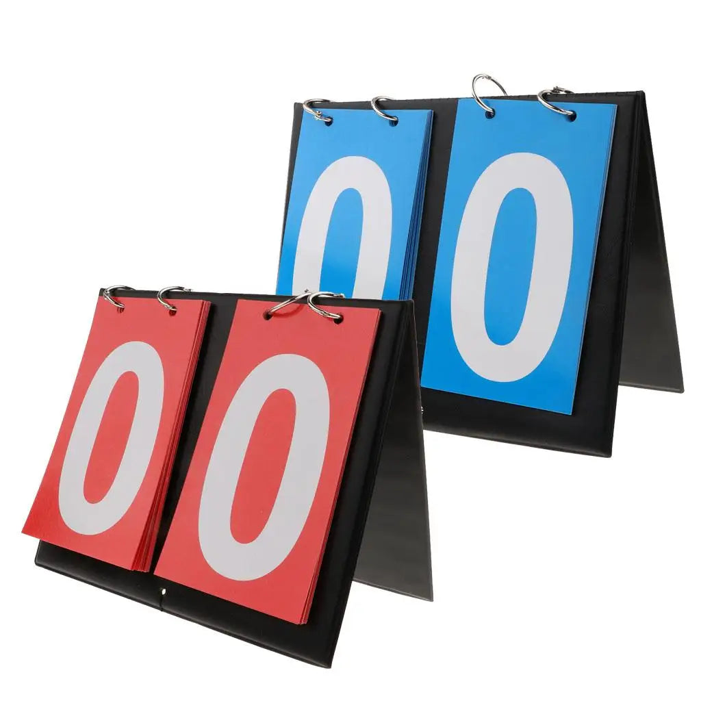 Sporting Goods 2 Digit Portable Table Top Scoreboard Indoor Outdoor Easy-Flip Basketball Football Basketball Scoreboard CB DROPSHIPPING