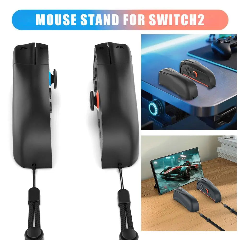 For Switch2 handle mouse bracket 2-Pack Mouse Stand for  Switch 2 Controllers Easy-to-Install CB DROPSHIPPING