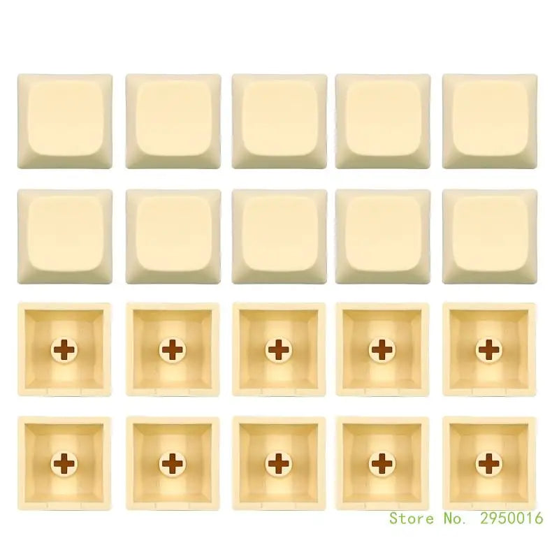 20 Pieces PBT Not Engraving Blank Keycap XDA Height 1U Dyeing Sublimation for Key Caps for Cherry Mx Switches CB DROPSHIPPING