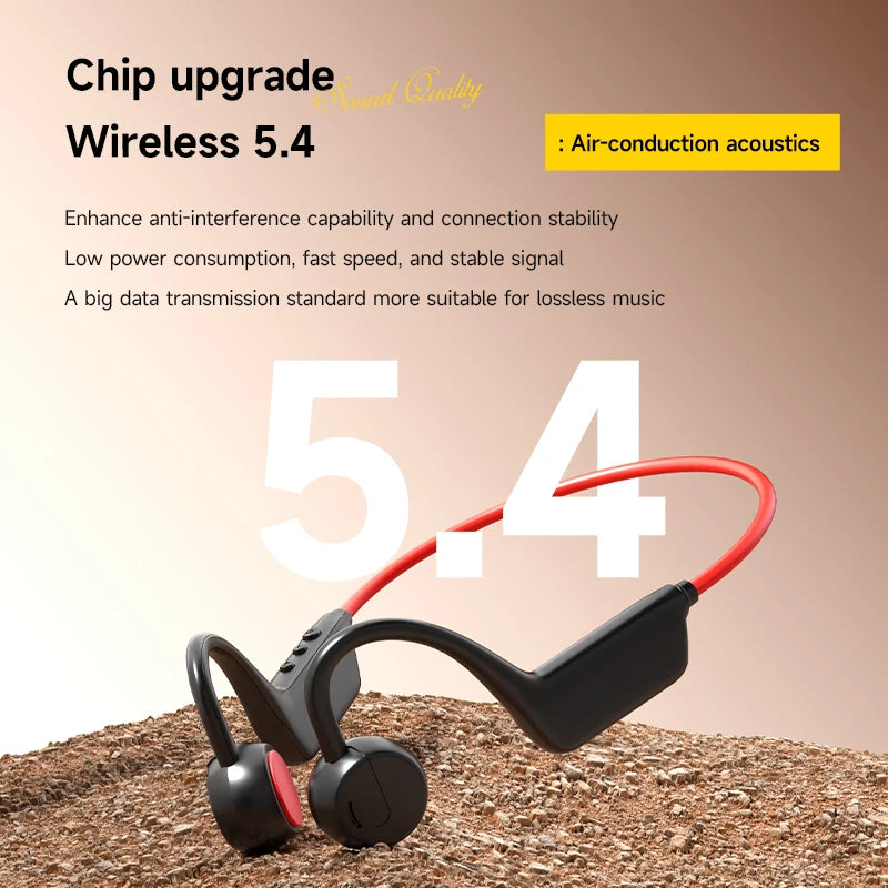 OnePlus Bone Conduction Headset Sport Headphone IPX8 Waterproof Bluetooth 5.4 Wireless Earphone Hands-free With Mic for Exercise CB DROPSHIPPING