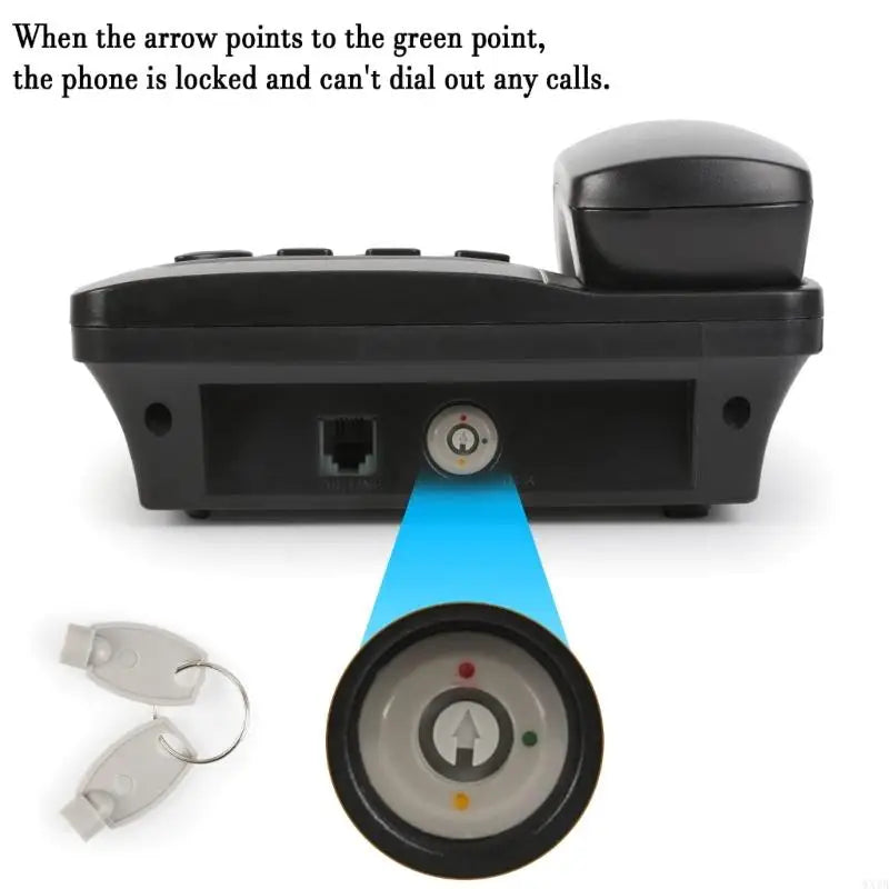 Corded Landline Telephone Desk House Phones with Large Buttons Phone TCF3000 CB DROPSHIPPING