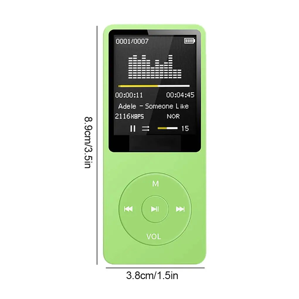 Portable MP3 Player Rechargeable Record Noise Conduction Media Lossless Pocket Sport Music Play with Micrphone Walkman Machine