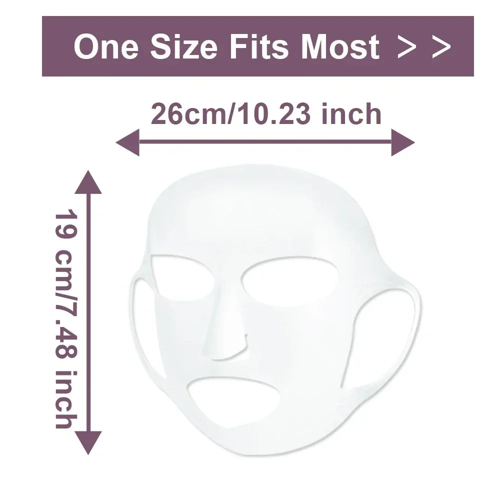 Silicone Facemask Holder Reusable Silicone Face Mask Holder for Sheet Masks Wet Locking Avoid Evaporation Skincare Beauty Tool CB DROPSHIPPING