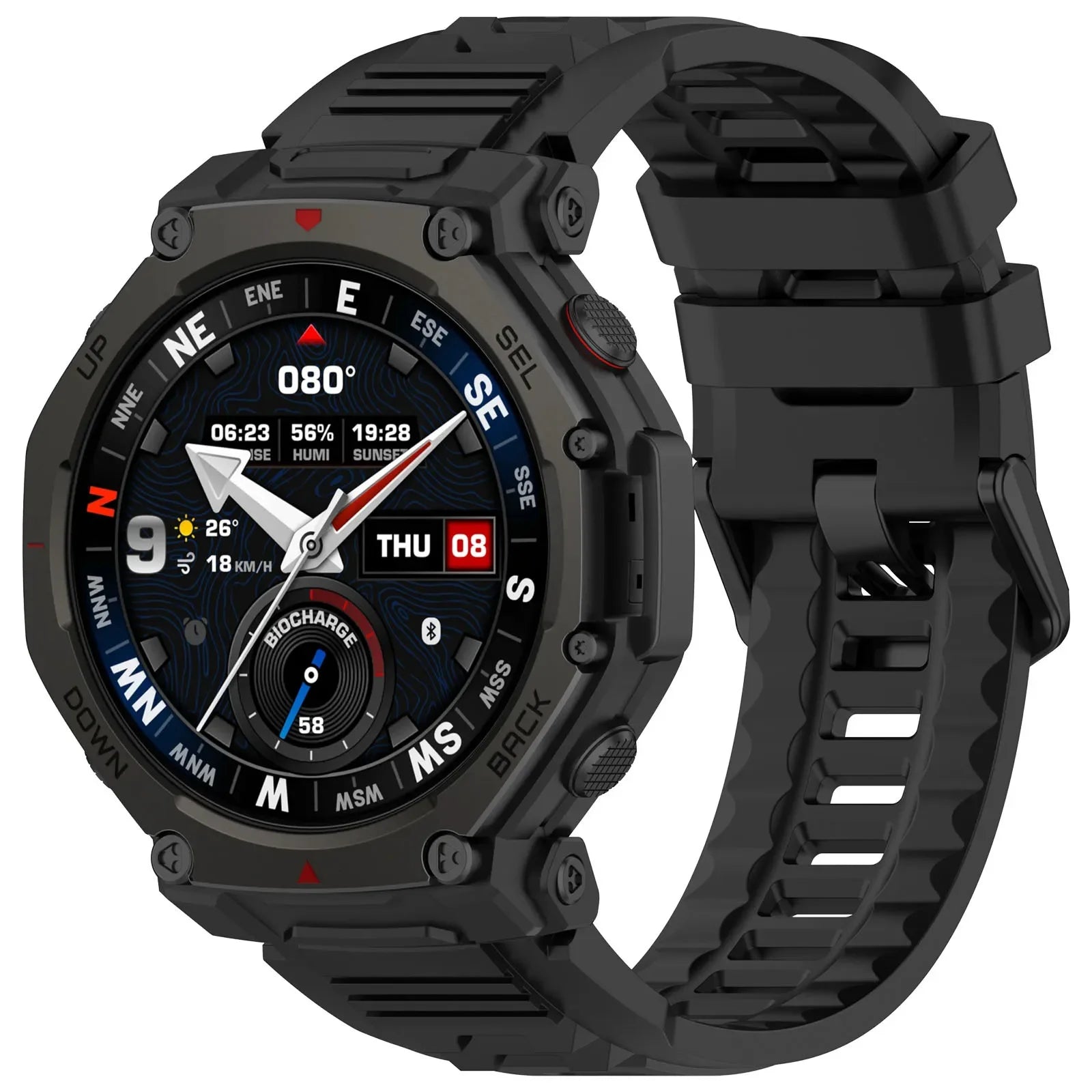 Silicone Band For Huami Amazfit T-rex 3 pro 48mm  Elastic Sport Strap For T-rex3 Pro Smartwatch Bracelet Replacement Accessories CB DROPSHIPPING