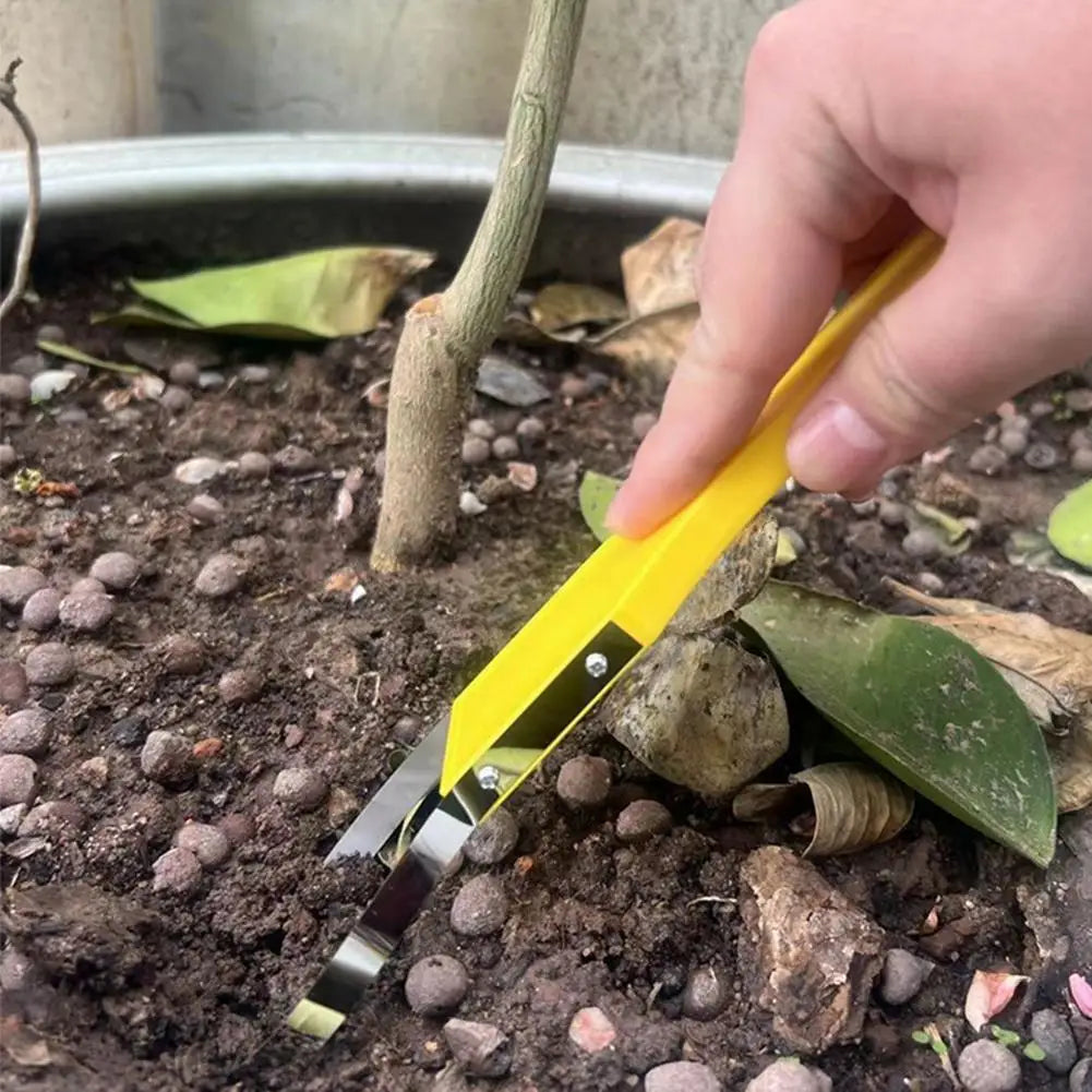 Garden Bandit Hand Loop Weeder Manual Weeding Tool Gardening Transplant Weeder Deep-Rooted Weeding Tools Gardening Supplies
