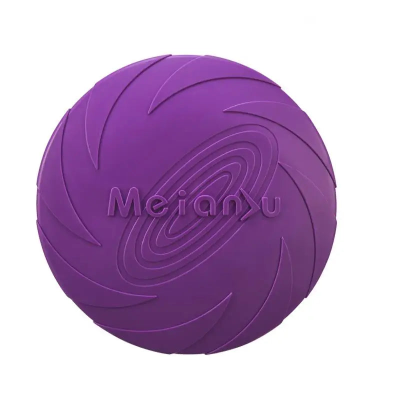 Dog Flying Disc Toy Rubber Pet  Bite Resistant Floating Water Toy for Training Throwing Interactive Play for Medium Large Dogs CB DROPSHIPPING