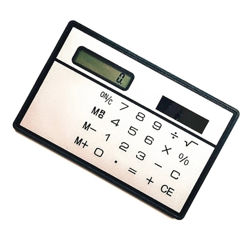 Solar Powered Calculator 8 Digit Mini Calculator Small Basic Standard Calculator CB DROPSHIPPING
