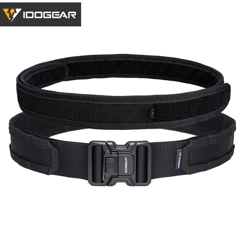 IDOGEAR Tactical 2" Belt Quick Release MOLLE Belt With Inner Outer Adjustable For Men Outdoor Sport Airsoft 3444 CB DROPSHIPPING