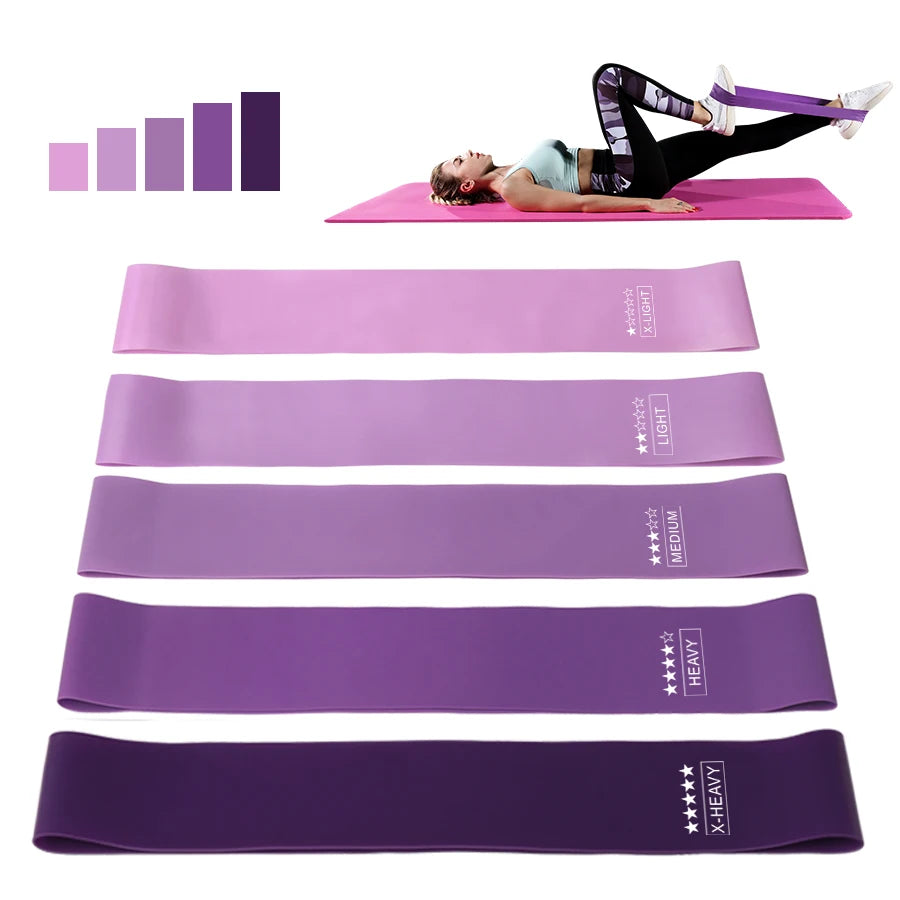 Fitness Elastic Resistance Bands Home Pilates Gym yoga resistance Bands Stretching Training Crossfit Sport Workout Equipment CB DROPSHIPPING