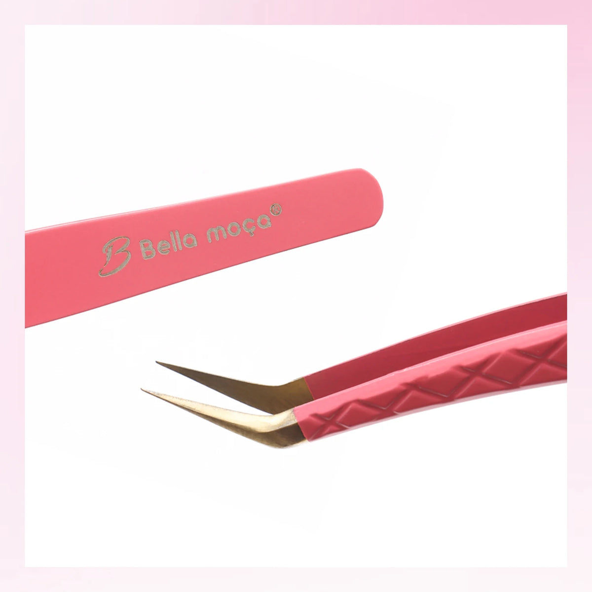 Bella moça Lash Tweezers Stainless Steel Eyelash Nail Tools Accurate Tweezers Nippers Pointed Clip Set Makeup Tools