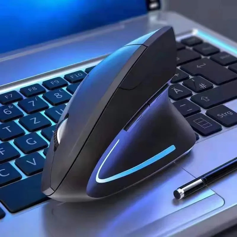 HOMEFISH Vertical Mouse Ergonomic 2.4GHz Wireless Optical Mice 3 Adjustable DPI 800/1200/1600 6 Buttons for Laptop PC Computer CB DROPSHIPPING