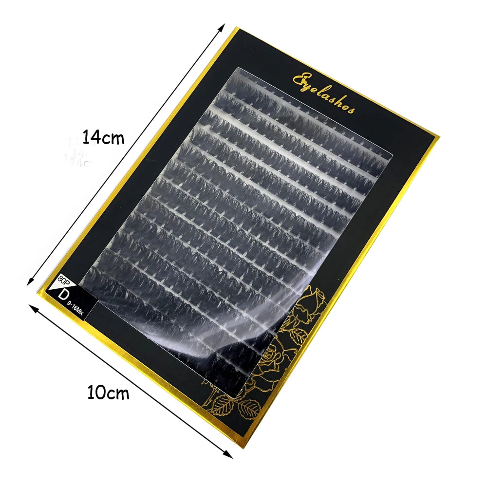 AMSDCN 100/280 clusters 30D 40D 60D 80D curly eyelashes naturally soft DIY makeup false eyelashes