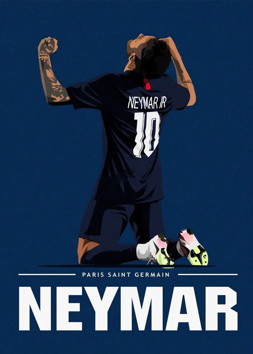 Sport Soccer Football Player Star Wall Art Poster World Famous Idol Home Decor Canvas Painting Mural Collection Print Pictures CB DROPSHIPPING