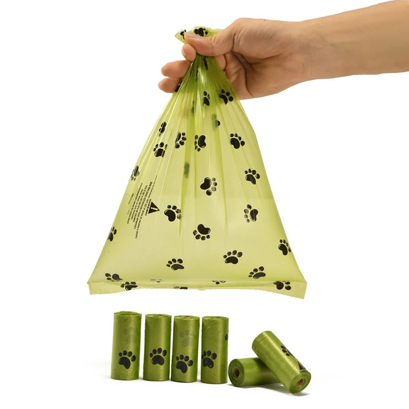 15 Pieces/roll 22*30 Cm Biodegradable Poop Dog Bags - Thickened Dog Waste Bags for On-the-Go Outdoor Cleanup CB DROPSHIPPING