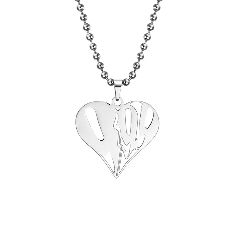 Valentine's Day Gift Music Slipknot Star Necklace Pendant Charm Jewelry Accessories Decorations Pendant Gift