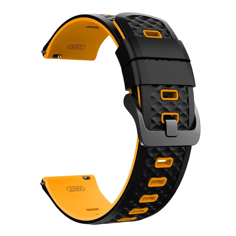 22mm Sport Slicone Strap For OnePlus Watch 3 2 2R 46mm Soft Bracelet For OPPO Watch X X2 4 Pro/Mi Watch 2 Pro S4 S3 S1 Watchband CB DROPSHIPPING