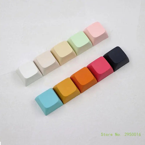 20 Pieces PBT Not Engraving Blank Keycap XDA Height 1U Dyeing Sublimation for Key Caps for Cherry Mx Switches