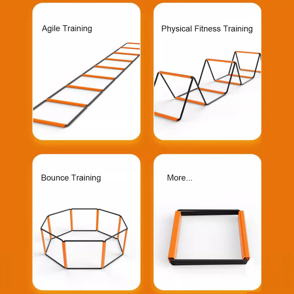 Fold Freely Soccer Coordination Football Footwork Training Fitness Agility Hurdle Jump Ladder CB DROPSHIPPING