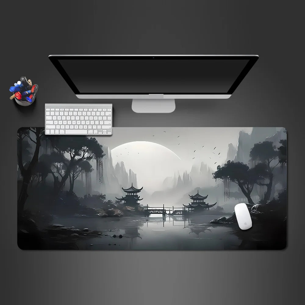Mouse Pad Sakura Landscape Desk Accessories Mat Gamer Rug Xxl Keyboard Pad 1000X500x3MM Desk Mat Office Carpet Gaming Mouse Mats CB DROPSHIPPING