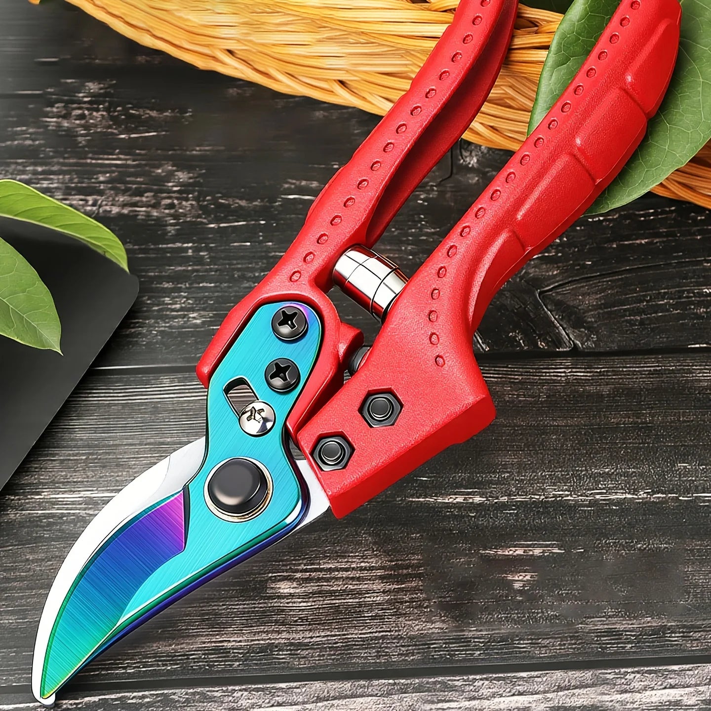 Garden Shears, Labor-Saving Garden Scissors, Pruning Shears and Garden Secateurs, Professional Branch Scissors