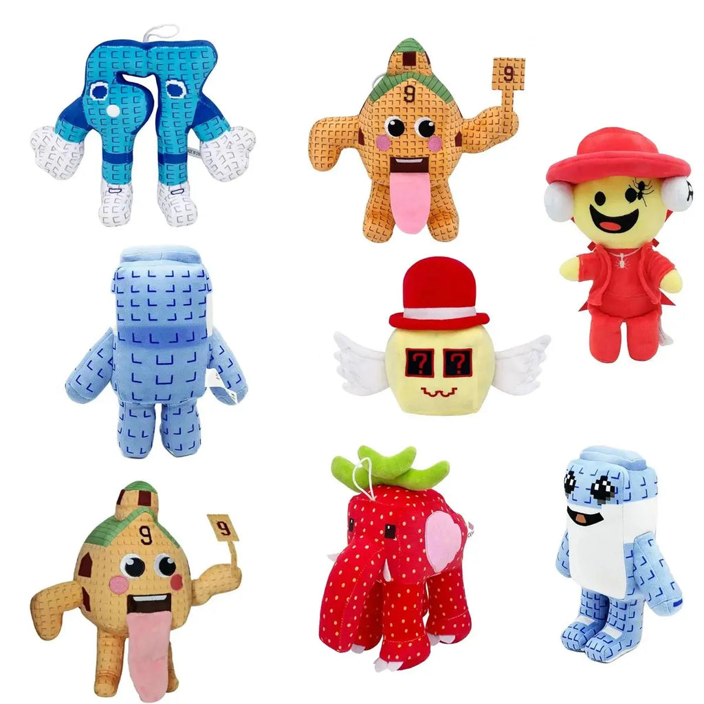 New 2016 Blue Plush Toy STEAL a BRAINROT Cute House Doll Soft Toys for Kids Game Surrounding Birthday Gifts