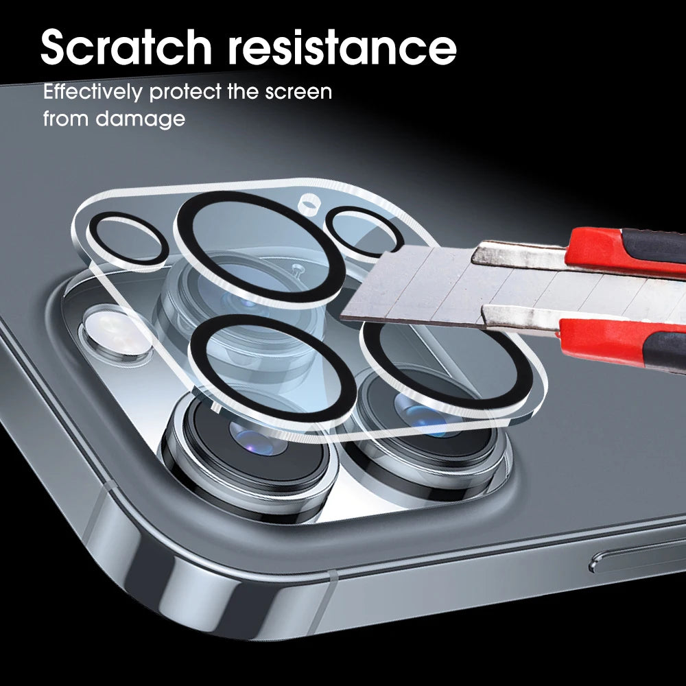 1-5pcs Camera Lens Protector Glass For iPhone 16 15 14 13 Pro Max Plus Mini HD Tempered Glass Full Lens Protector Camera Film CB DROPSHIPPING