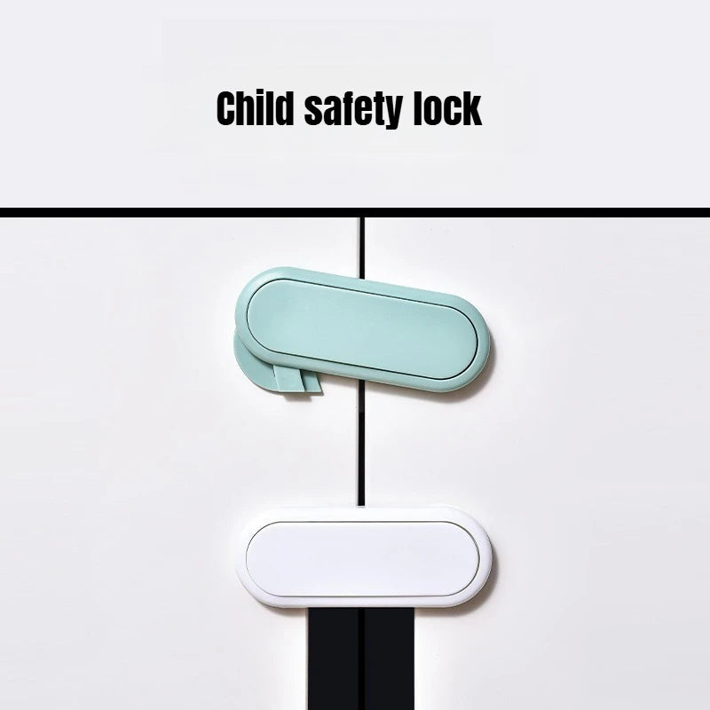 Latch Cabinet Door Protection 5pcs Children's Drawer Safety Baby Anti Pinch Hand Invisible Lock Opposite Door Wardrobe Lock CB DROPSHIPPING