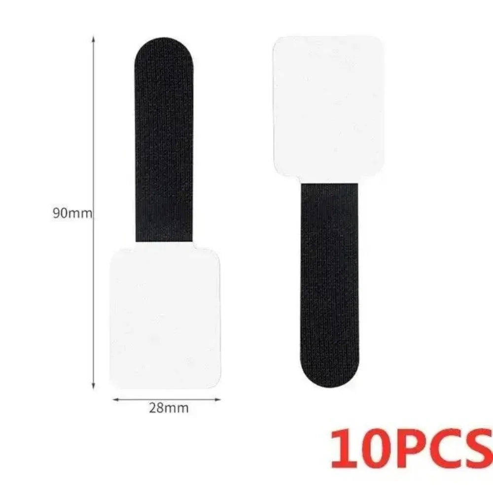 10/20Pcs Self Adhesive Reusable Cable Ties Wire Organizer Storage Stand Mouse Earphone Data Cord  Desktop Tidy Management Winder CB DROPSHIPPING