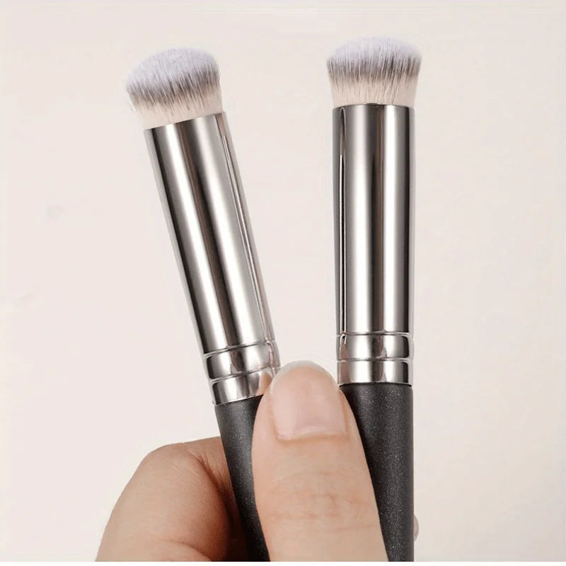 1pc Concealer Brush, Premium Nose Contour Kabuki Blusher Brushes, Flawless Under Eye Dense Face Makeup Brush for Blending Liquid CB DROPSHIPPING