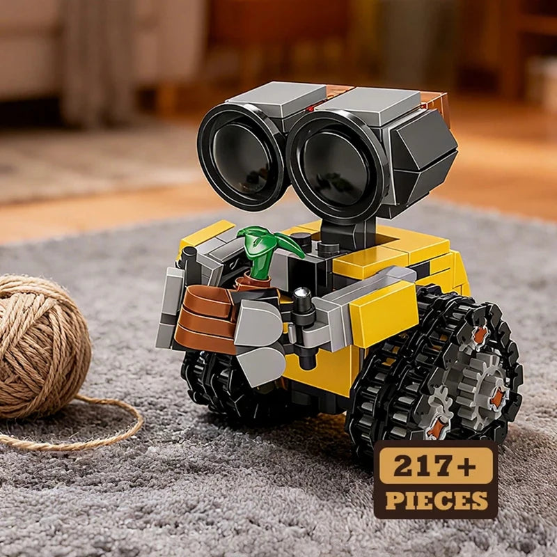 Classic Movie 200+pcs Mini Robot Wall-e MOC Building Blocks Model DIY Bricks Kits Creative Toys for Kids Children Adult Gifts CB DROPSHIPPING