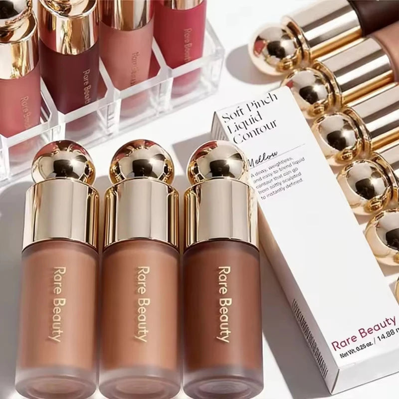 New Rare Beauty Always Sunny Silky Three-dimensional Bronze Contour Stick Natural Shadow Makeup Liquid Blusher Facial Cosmetics CB DROPSHIPPING