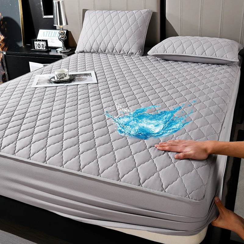 A Soft, Luxurious, High-Quality Mattress Cover  That Is Breathable and Cool, Liquid/Stain Resistant. a Mother's Day Family Gift. Machine Washable. Features Tight Elastic Edging, Pet-Friendly,