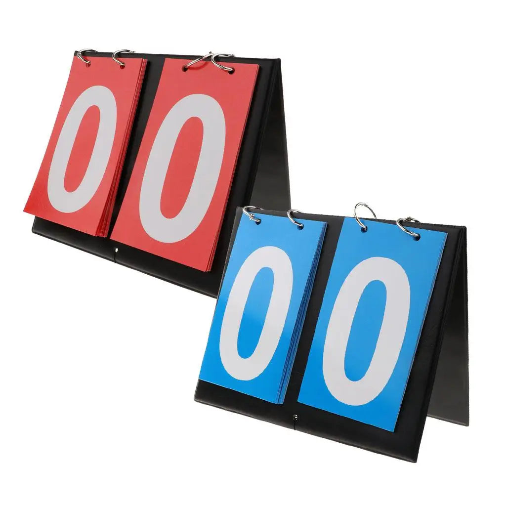 Sporting Goods 2 Digit Portable Table Top Scoreboard Indoor Outdoor Easy-Flip Basketball Football Basketball Scoreboard CB DROPSHIPPING