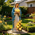 Garden Lamps Statue Resin Waterproof Decorative Lights Lantern Outdoor Decor Lanterns for Lawn Patio Porch Outside Yard Backyard