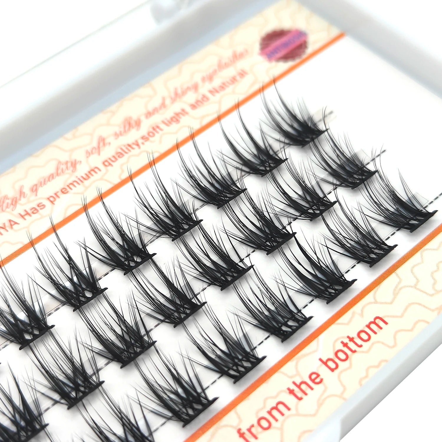 36Pcs C/D/dd 10-15mm DIY Eyelash Extension Segmented Cluster Easy Makeup Big Eye Secret Super Natural Lash Glitter Premade Lash CB DROPSHIPPING
